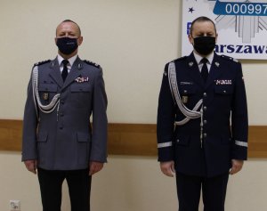Na zdjęciu widoczni umundurowani Komendanci.