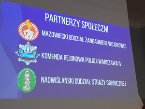 Na zdjęciu widać nazwy partnerów społecznych.