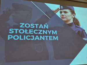 Slajd Zostań stołecznym policjantem.