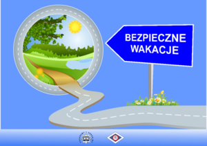 Plaża i droga do niej.