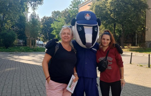 Borsuk i mieszkańcy.