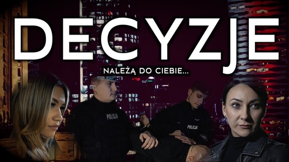 Napis decyzje.